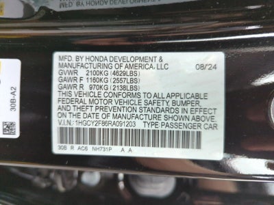 2024 Honda Accord Hybrid Touring Sedan