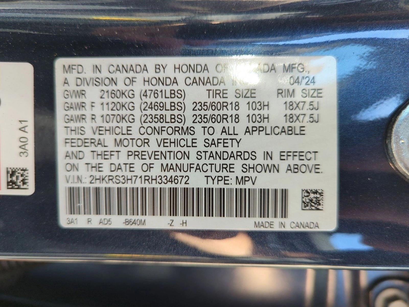 2024 Honda CR-V EX-L 2WD