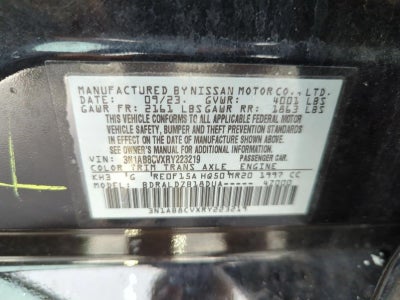 2024 Nissan Sentra SV CVT