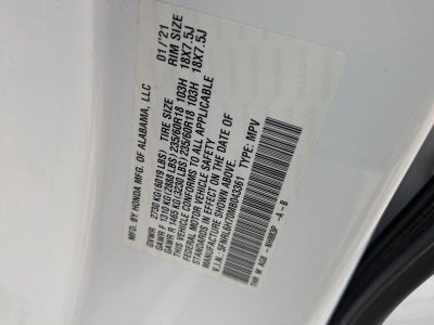 2021 Honda Odyssey EX-L Auto