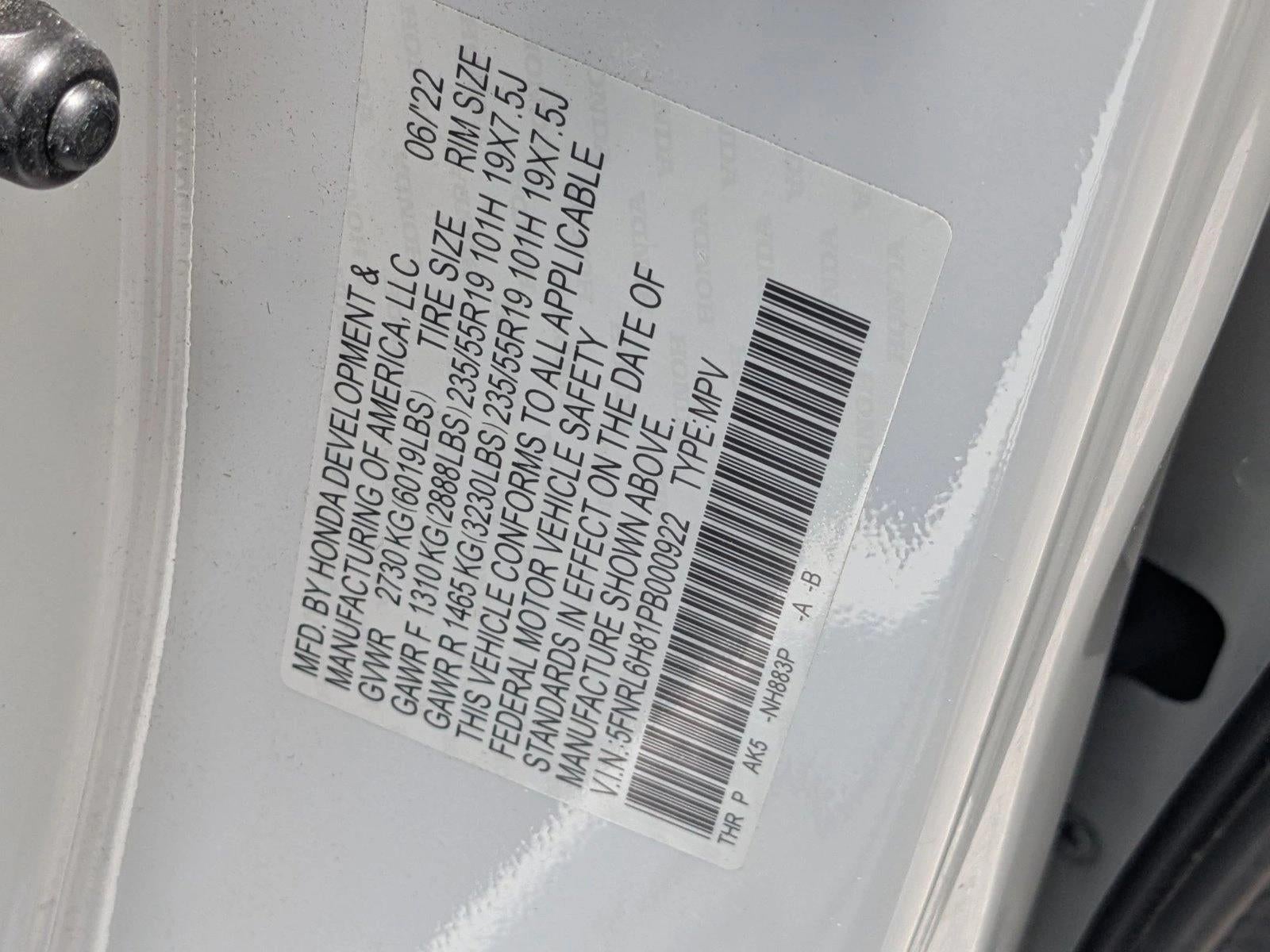2023 Honda Odyssey Touring Auto
