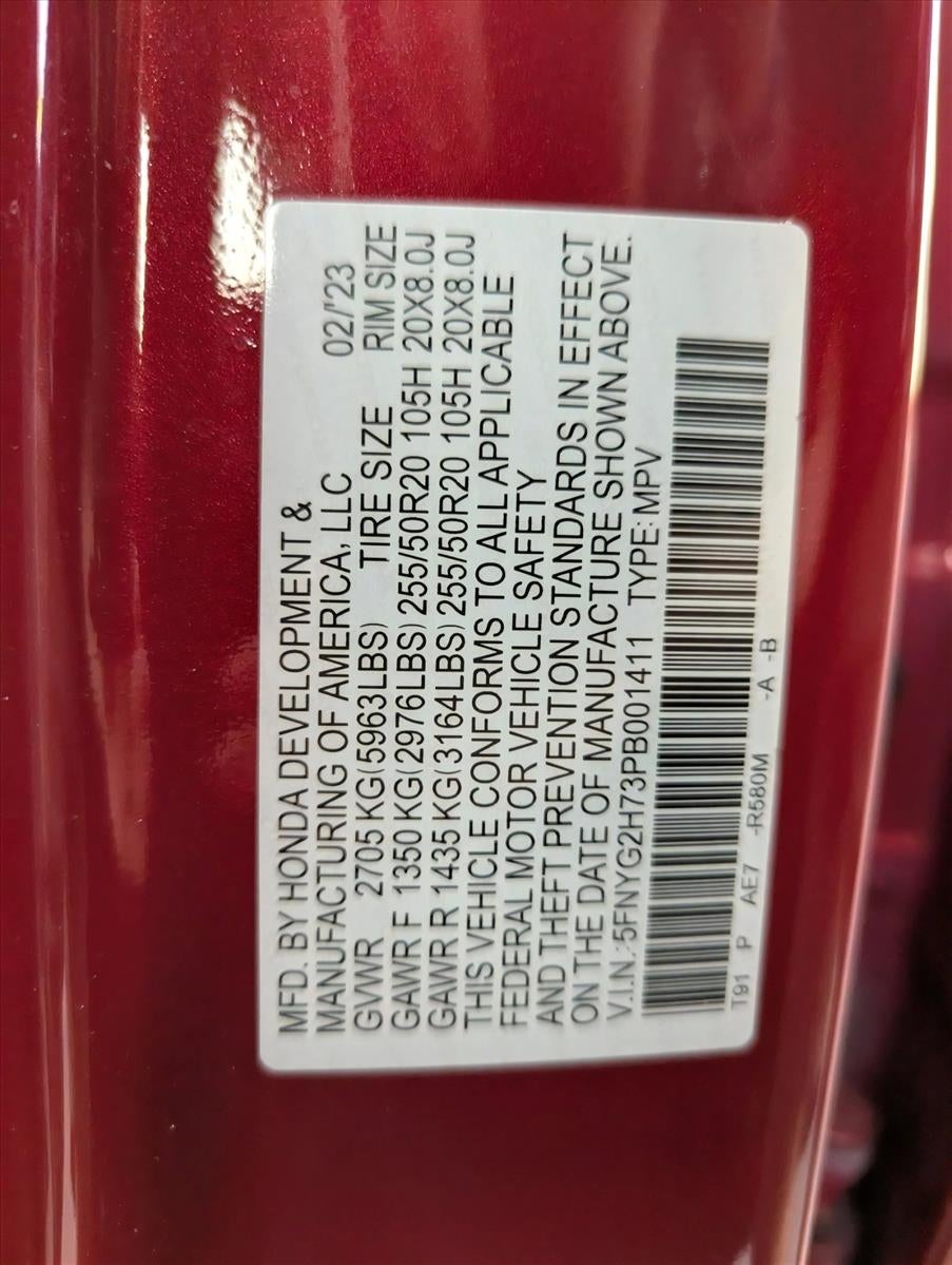 2023 Honda Pilot Touring 2WD