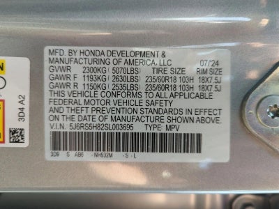 2025 Honda CR-V Hybrid Sport-L FWD