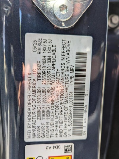 2026 Honda CR-V Hybrid Sport-L FWD