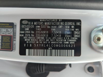 2021 Kia Sorento S FWD