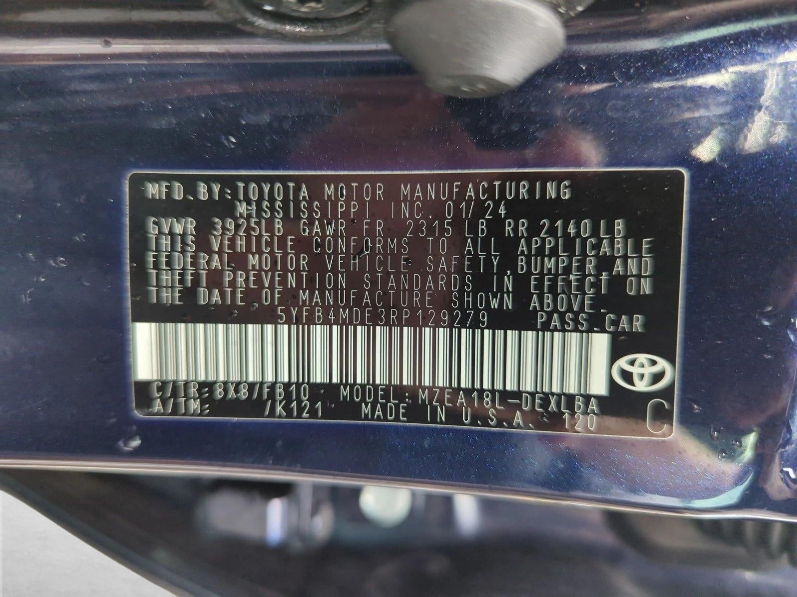 2024 Toyota Corolla LE CVT (Natl)
