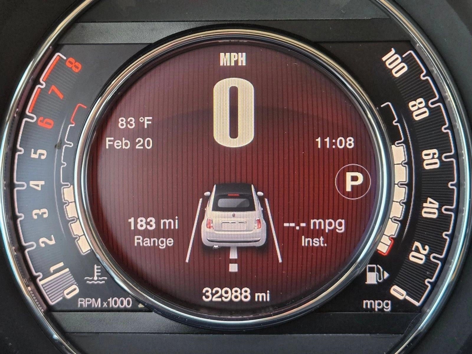 2017 FIAT 500c Lounge Cabrio