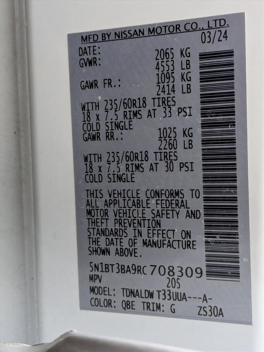 2024 Nissan Rogue FWD SV