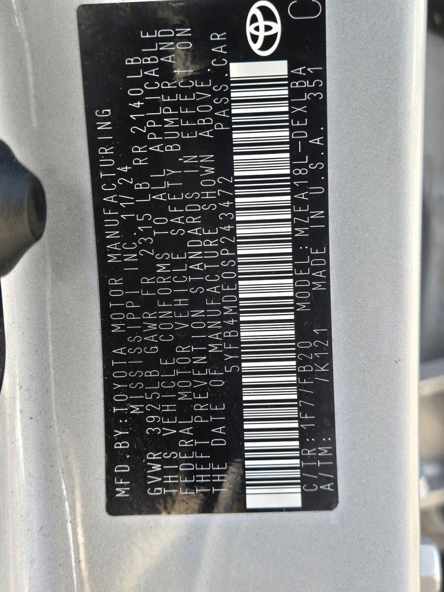 2025 Toyota Corolla LE CVT (Natl)