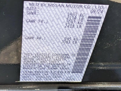 2025 Nissan Altima S FWD