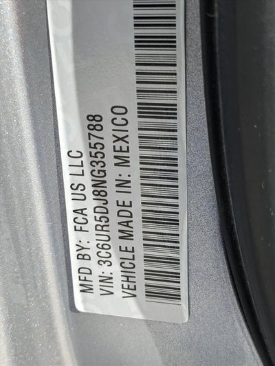 2022 RAM 2500 Big Horn 4x4 Crew Cab 6'4" Box