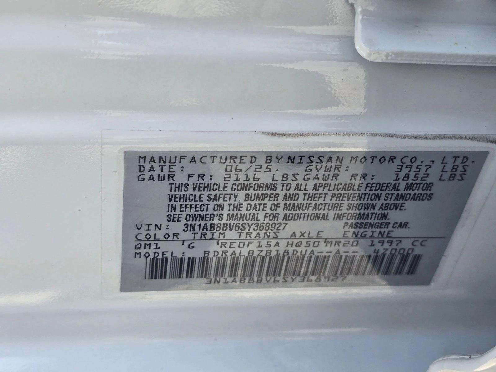 2025 Nissan Sentra S CVT