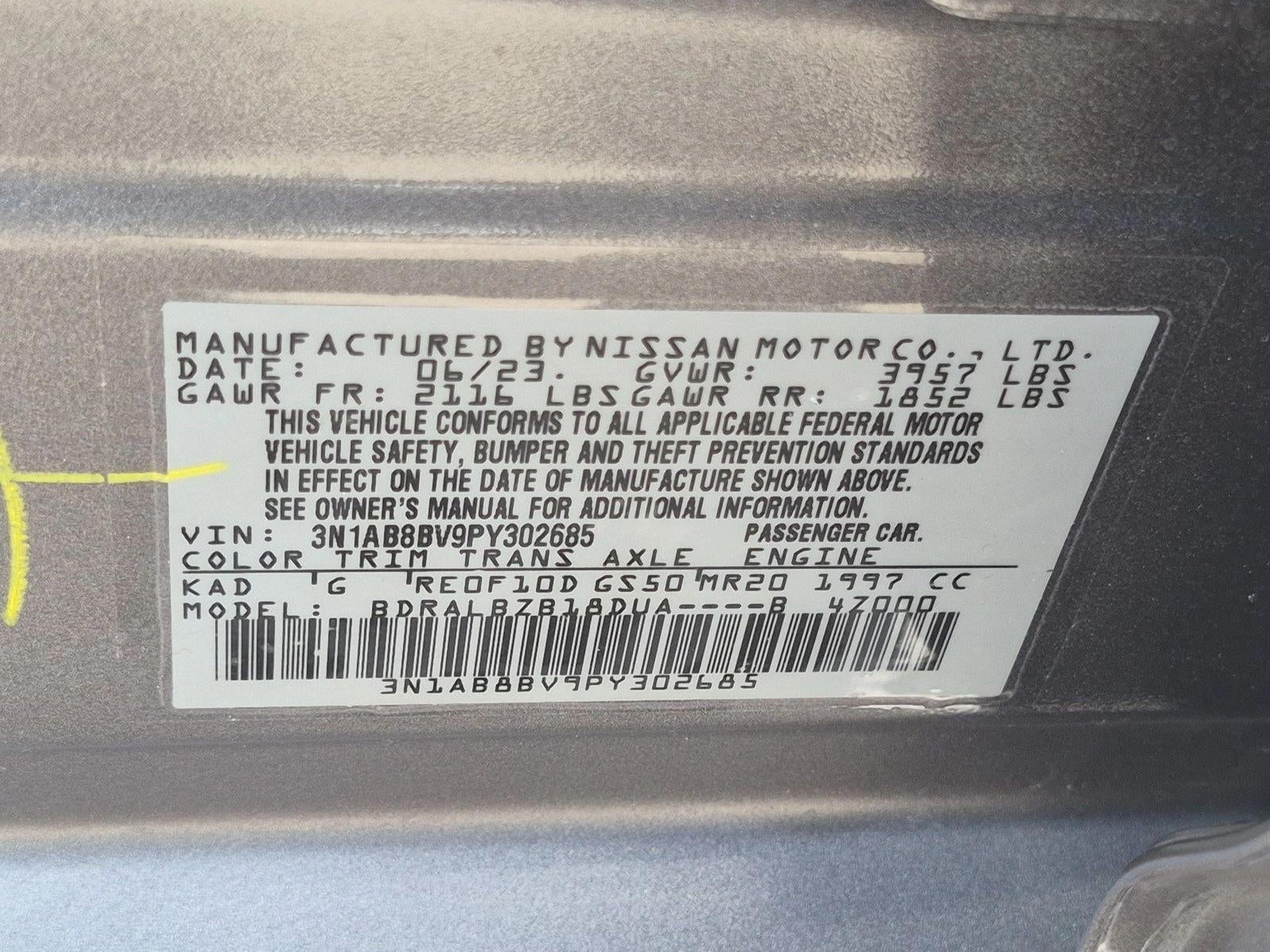 2023 Nissan Sentra S CVT