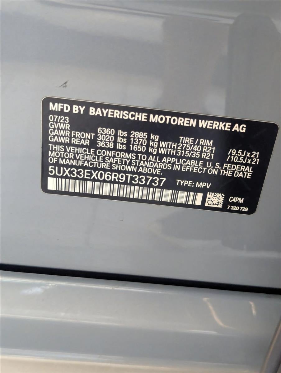 2024 BMW X6 xDrive40i Sports Activity Coupe