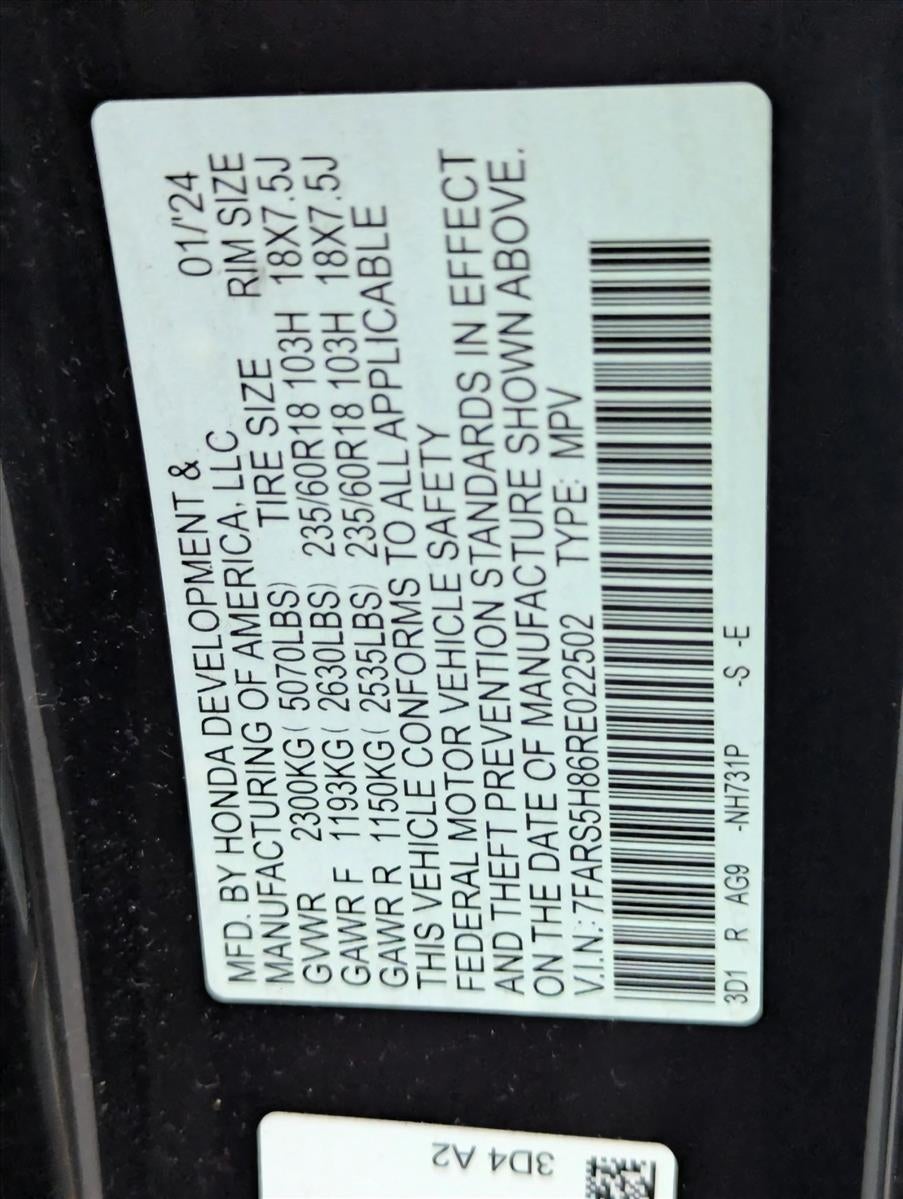 2024 Honda CR-V Hybrid Sport-L FWD