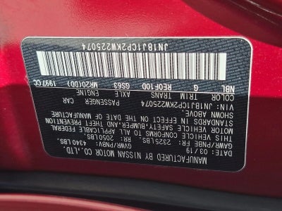 2019 Nissan Rogue Sport FWD S