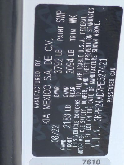 2023 Kia Forte LXS IVT