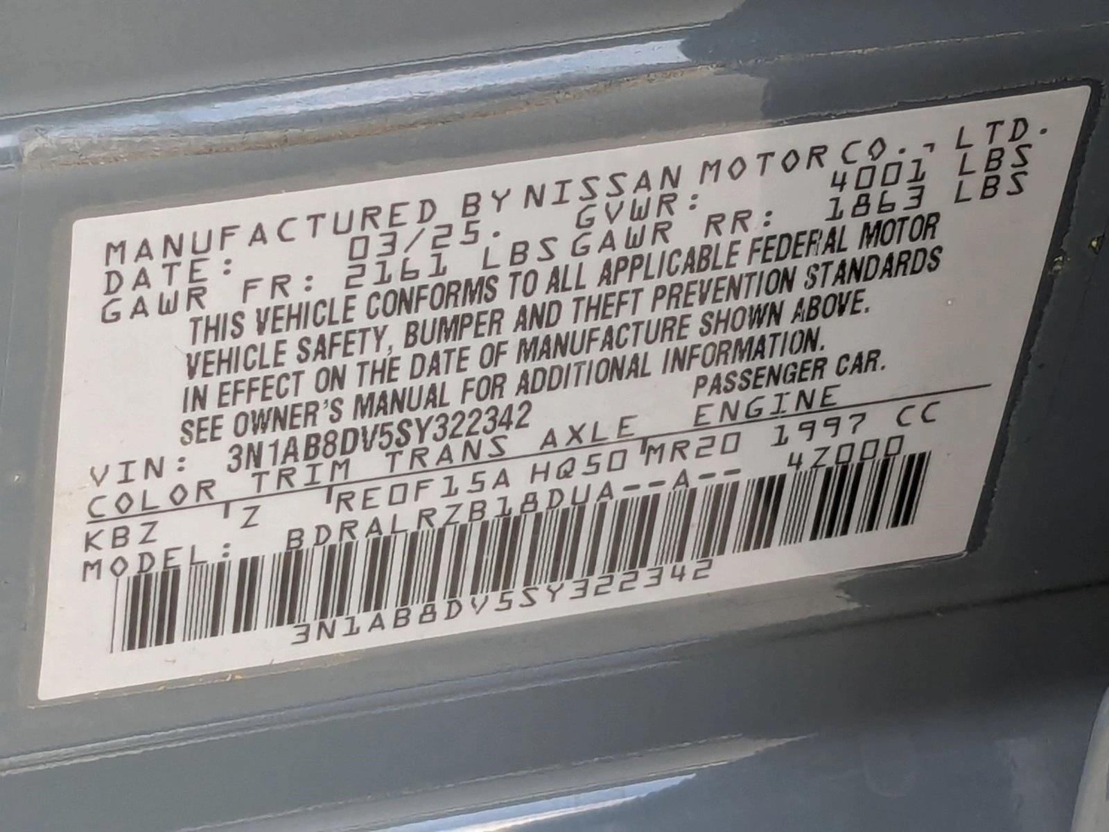 2025 Nissan Sentra SR CVT