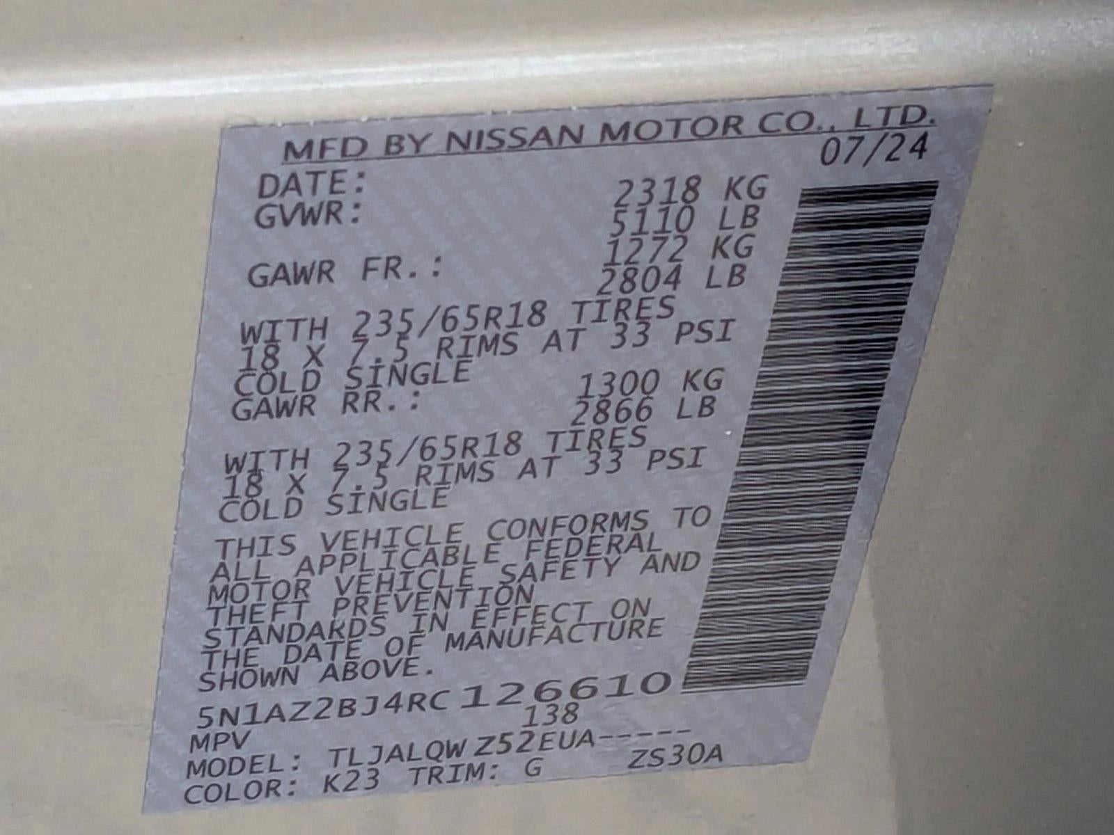 2024 Nissan Murano FWD SV