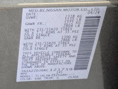 2024 Nissan Murano FWD Platinum