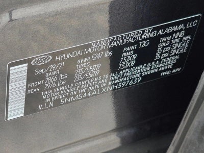 2022 Hyundai SANTA FE Limited FWD