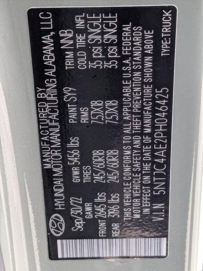 2023 Hyundai SANTA CRUZ SEL FWD
