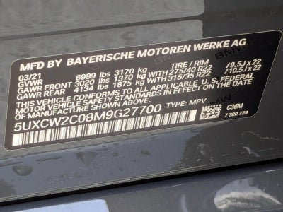 2021 BMW X7 xDrive40i Sports Activity Vehicle