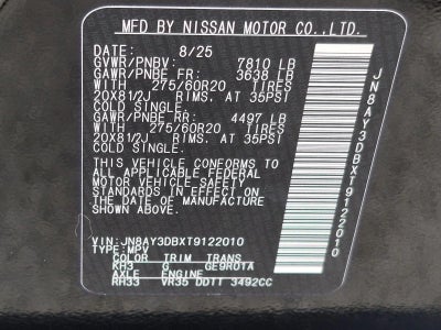 2026 Nissan Armada 4x4 PRO-4X *Ltd Avail*