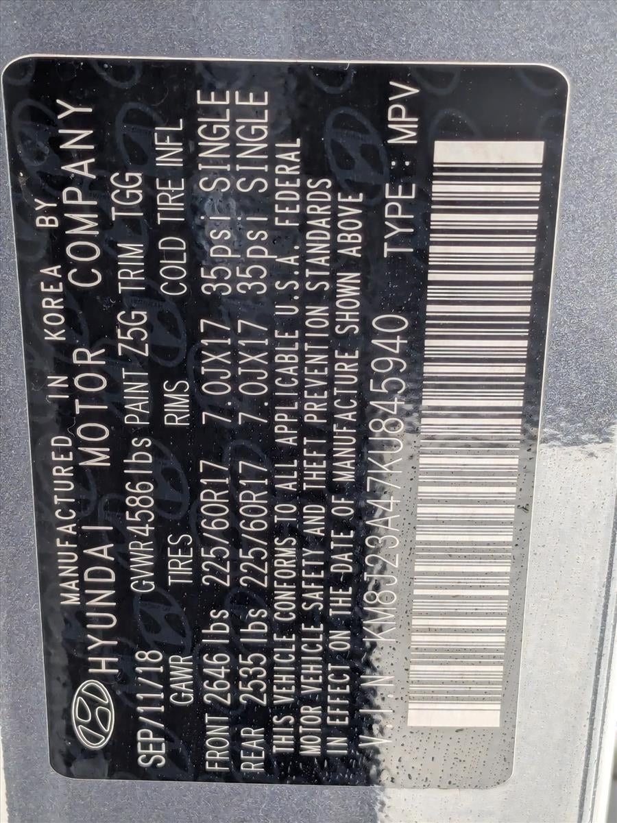 2019 Hyundai TUCSON SE FWD