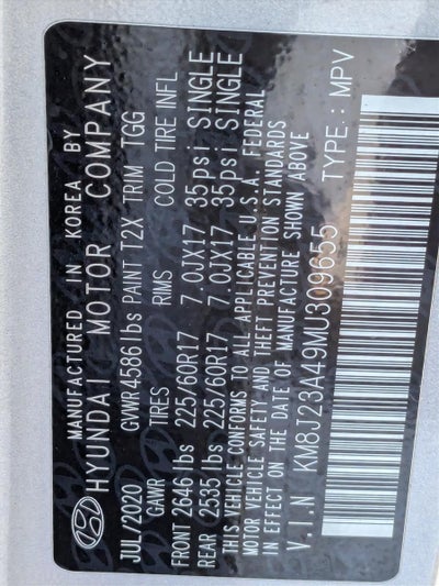 2021 Hyundai TUCSON SE FWD