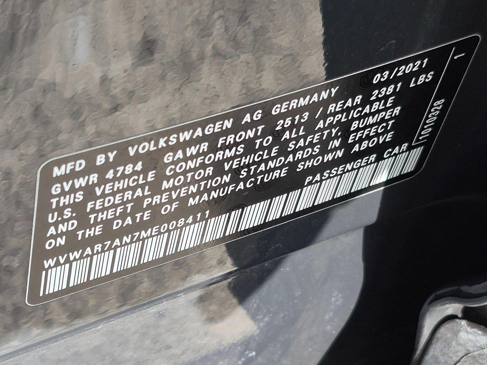 2021 Volkswagen Arteon SE FWD