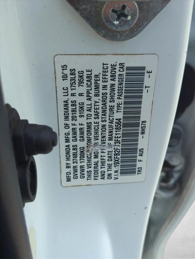 2015 Honda Civic Sedan SE CVT