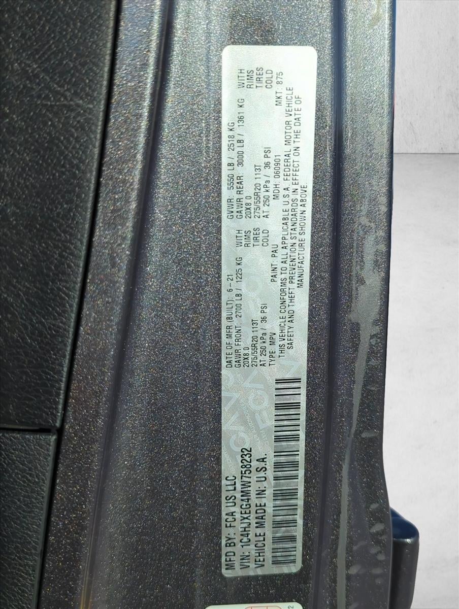 2021 Jeep Wrangler Unlimited Sahara High Altitude 4x4