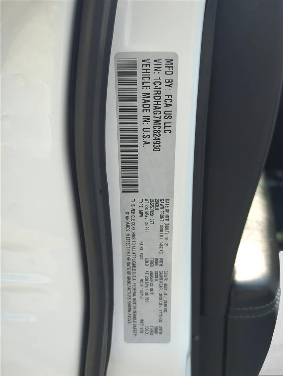 2021 Dodge Durango SXT Plus RWD
