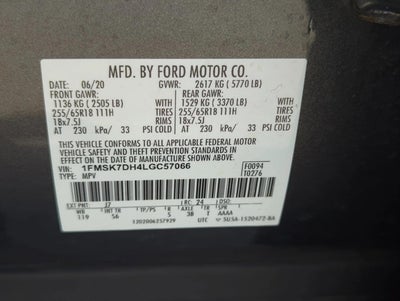 2020 Ford Explorer XLT RWD