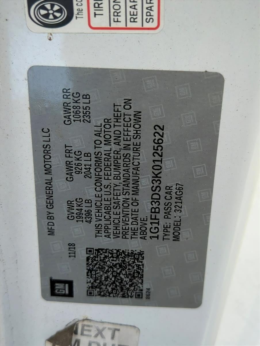 2019 Chevrolet Camaro 2dr Convertible 1LT