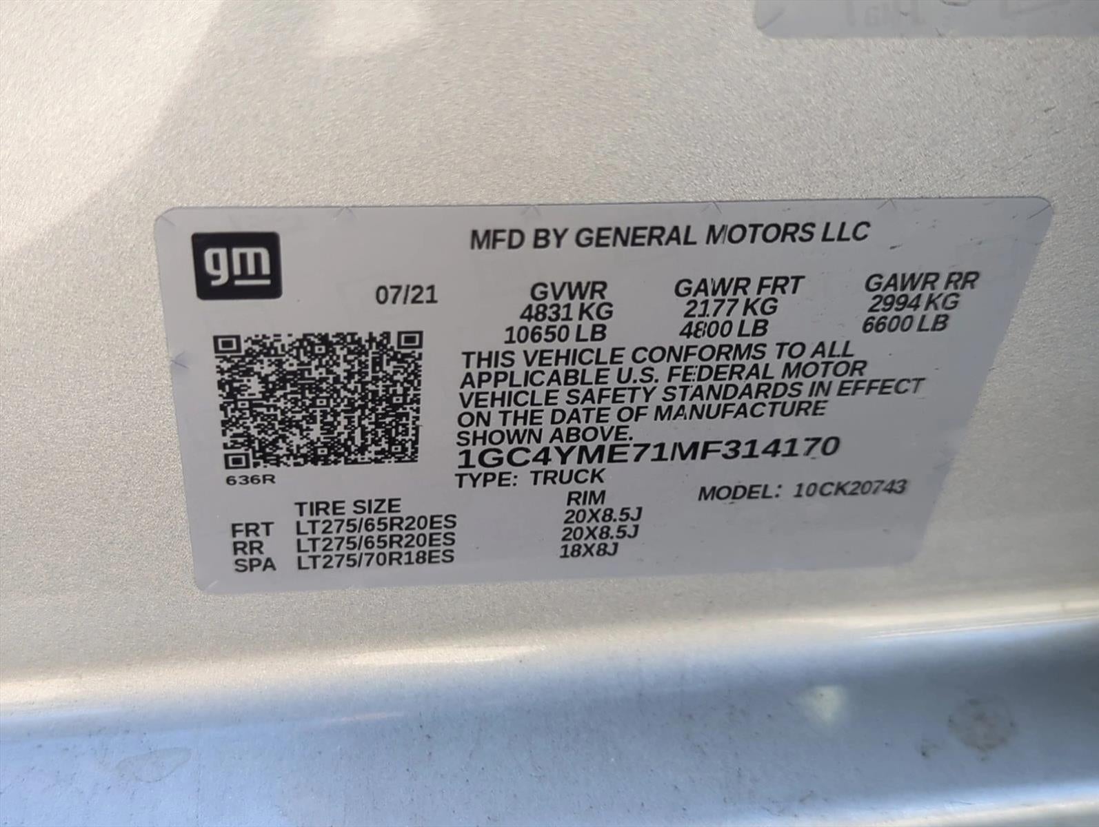 2021 Chevrolet Silverado 2500 HD Crew Cab Standard Box 4-Wheel Drive Custom