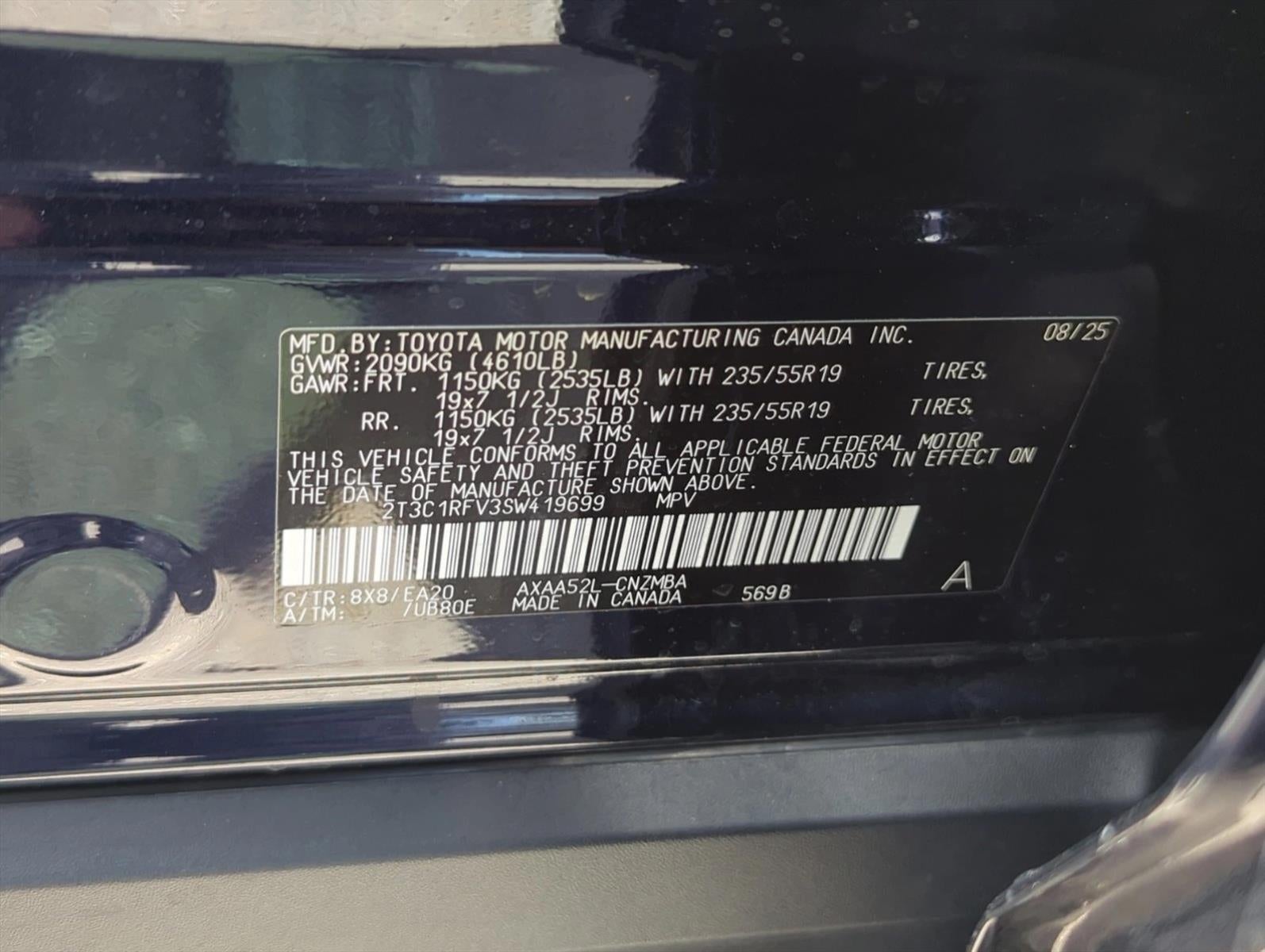 2025 Toyota RAV4 XLE Premium FWD (Natl)