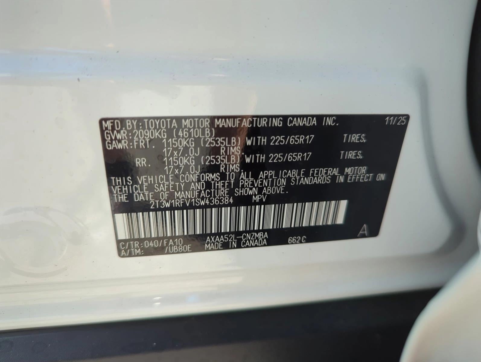 2025 Toyota RAV4 XLE FWD (GS)