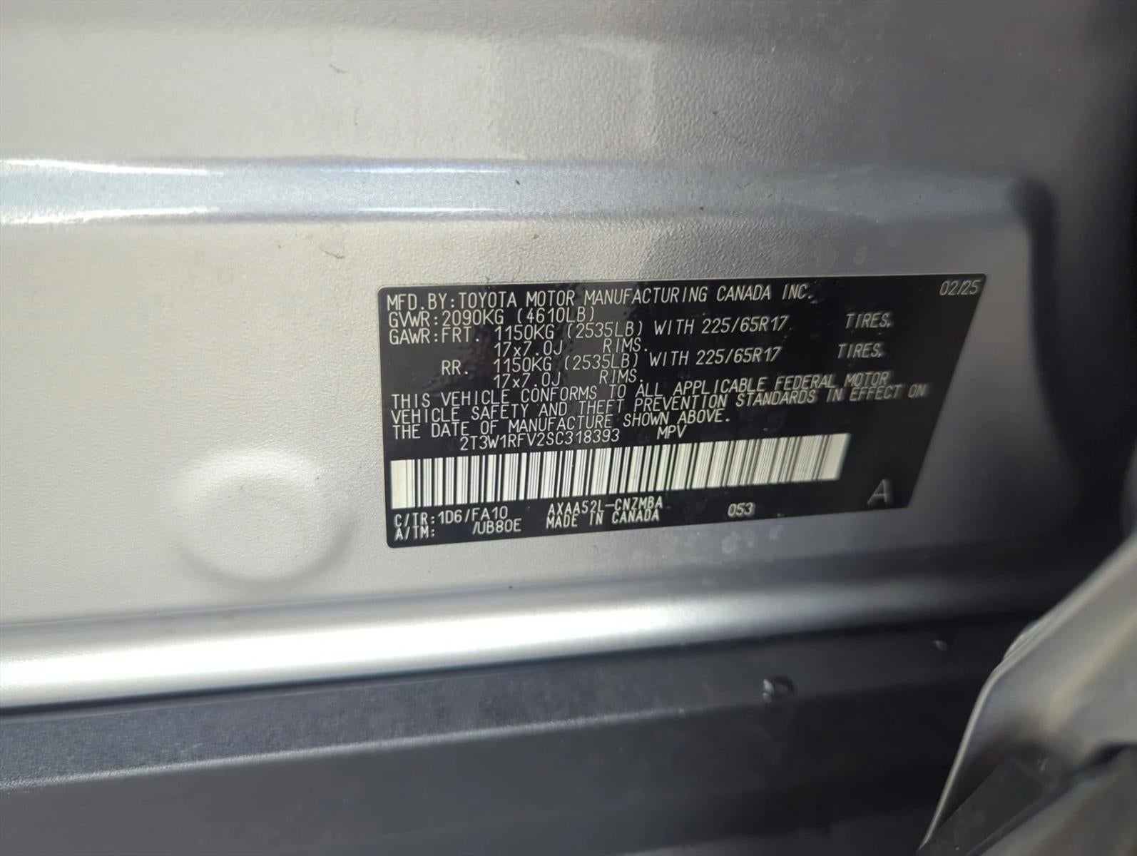 2025 Toyota RAV4 XLE FWD (Natl)