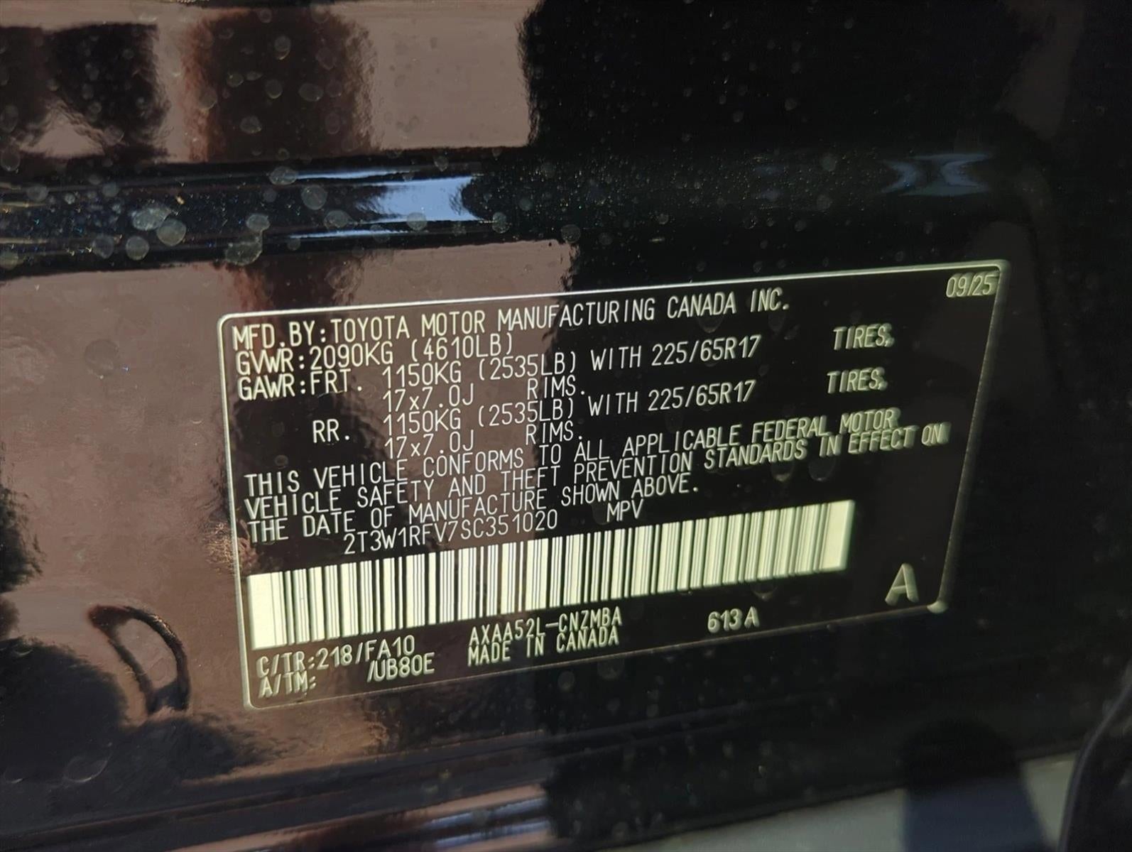 2025 Toyota RAV4 XLE FWD (GS)