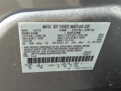 2023 Ford Maverick XL FWD SuperCrew