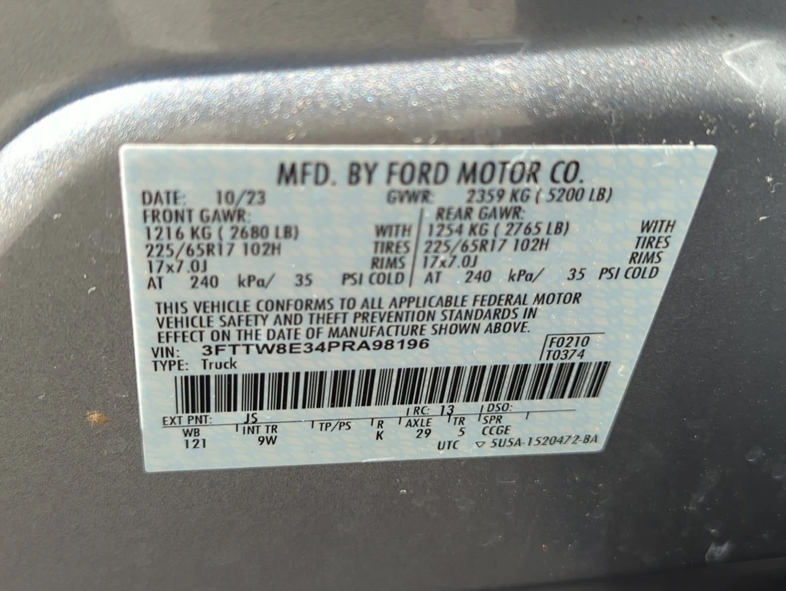 2023 Ford Maverick XL FWD SuperCrew