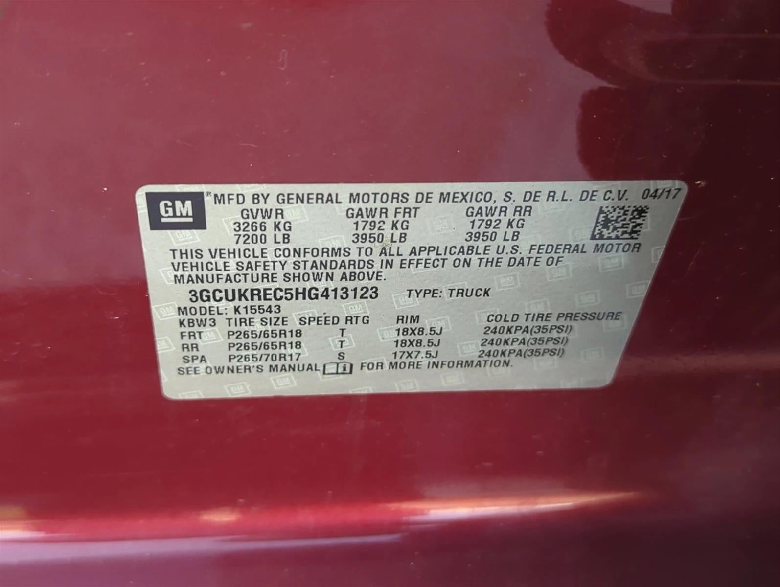 2017 Chevrolet Silverado 1500 Crew Cab Short Box 4-Wheel Drive LT Z71