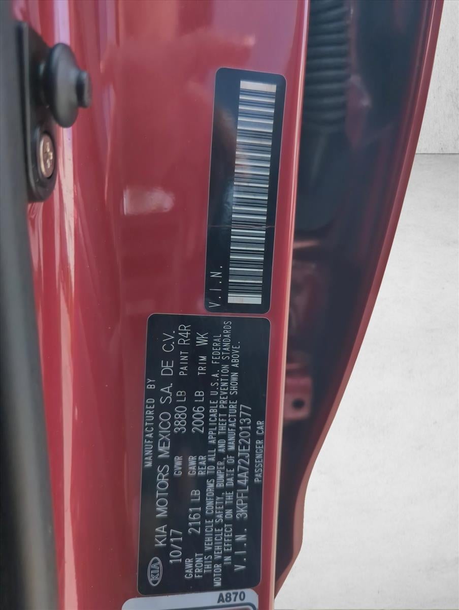 2018 Kia Forte S Auto