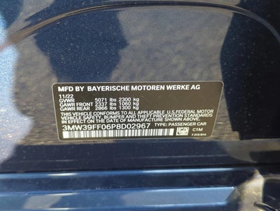 2023 BMW 330e Plug-In Hybrid