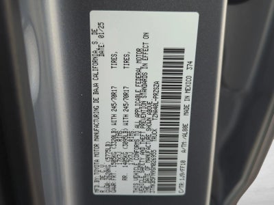 2025 Toyota Tacoma 2WD 2WD SR5 Double Cab 5' Bed AT (SE)