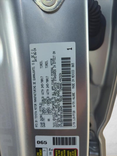2024 Toyota Tacoma 2WD 2WD SR5 Double Cab 5' Bed AT (SE)