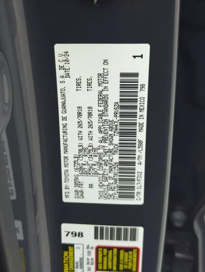 2024 Toyota Tacoma 4WD 4WD TRD Off Road Hybrid Double Cab 5' Bed AT (Natl)