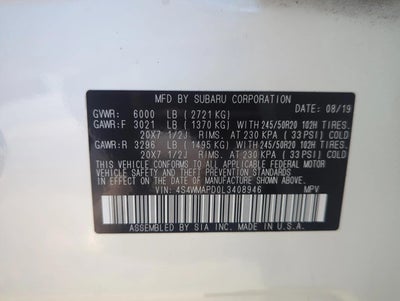 2020 Subaru Ascent Limited 7-Passenger